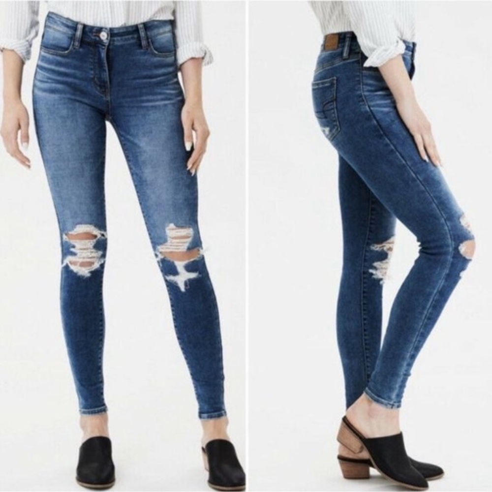 American Eagle Next Level Stretch Hi-Rise Jeggings‎ size 6R